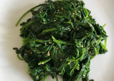 Marinated Spinach