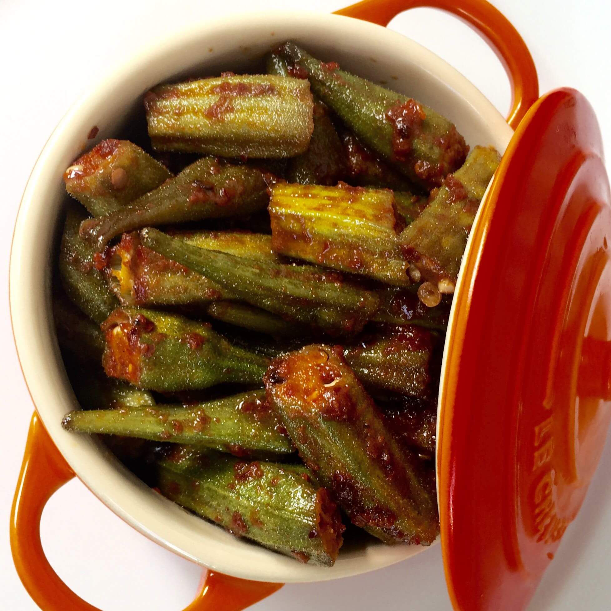 Roasted Spicy Okra - sunnysgourmetproducts